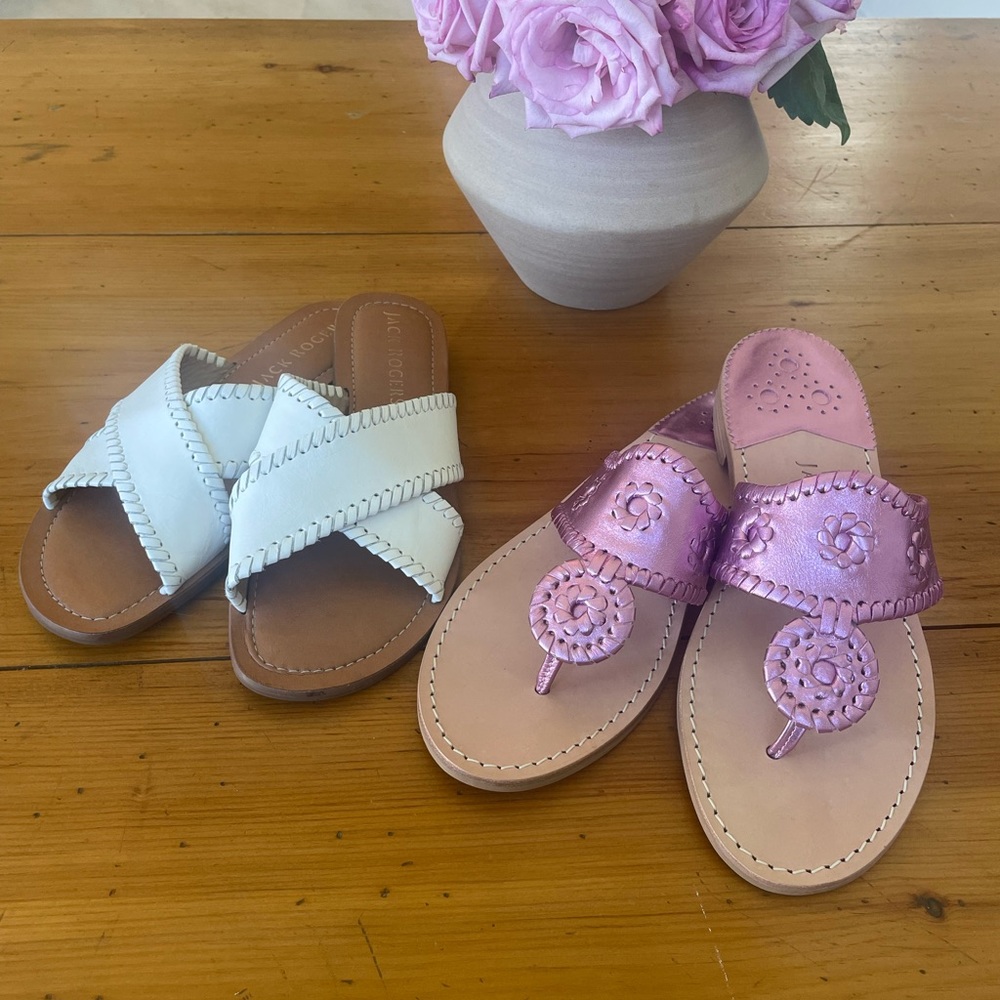 🌸Jack Rogers Sandals BUNDLE 💓🤍Sold separately or together
